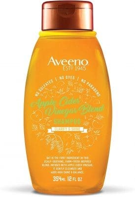 Best Daily Use Shampoo:  Aveeno Apple Cider Vinegar Blend Shampoo