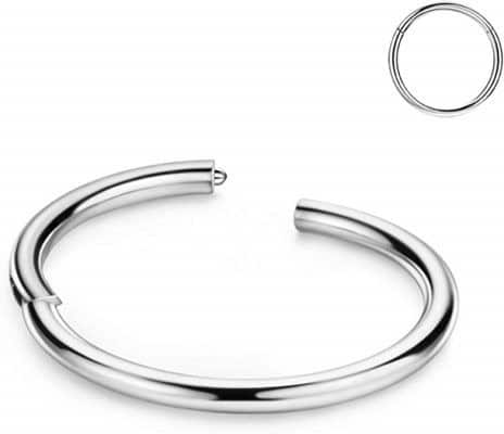 Best Premium Nose Ring: FANSING Surgical Steel Nose Hoops