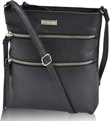 Best Leather Hobo Bag: Estalon Leather Crossbody Purse