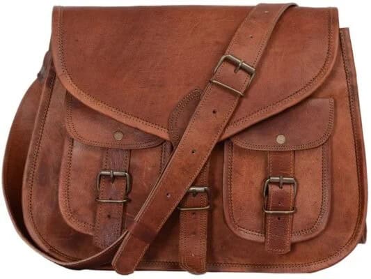 Best Leather Crossbody Bag: KPL Crossbody Leather Satchel