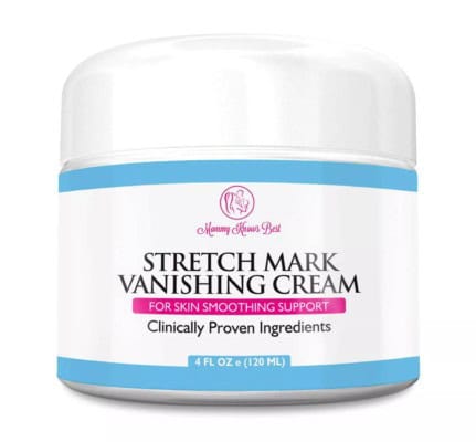 Best Cream for Pregnancy Use:  Mommy Knows Best Stretch Mark Vanishing Cream