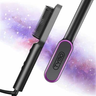 Best for Natural Hair: TYMO RING Hair Straightener Brush