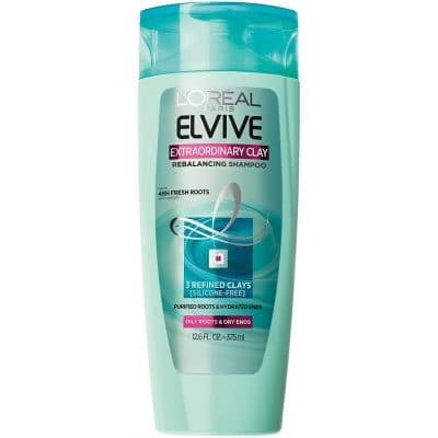 Best Budget Pick:  L’Oréal Paris Elvive Extraordinary Clay Rebalancing Shampoo