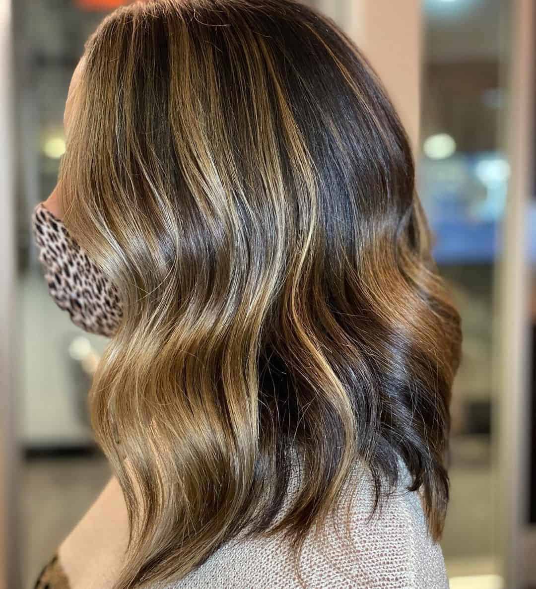 Shoulder Length Balayage