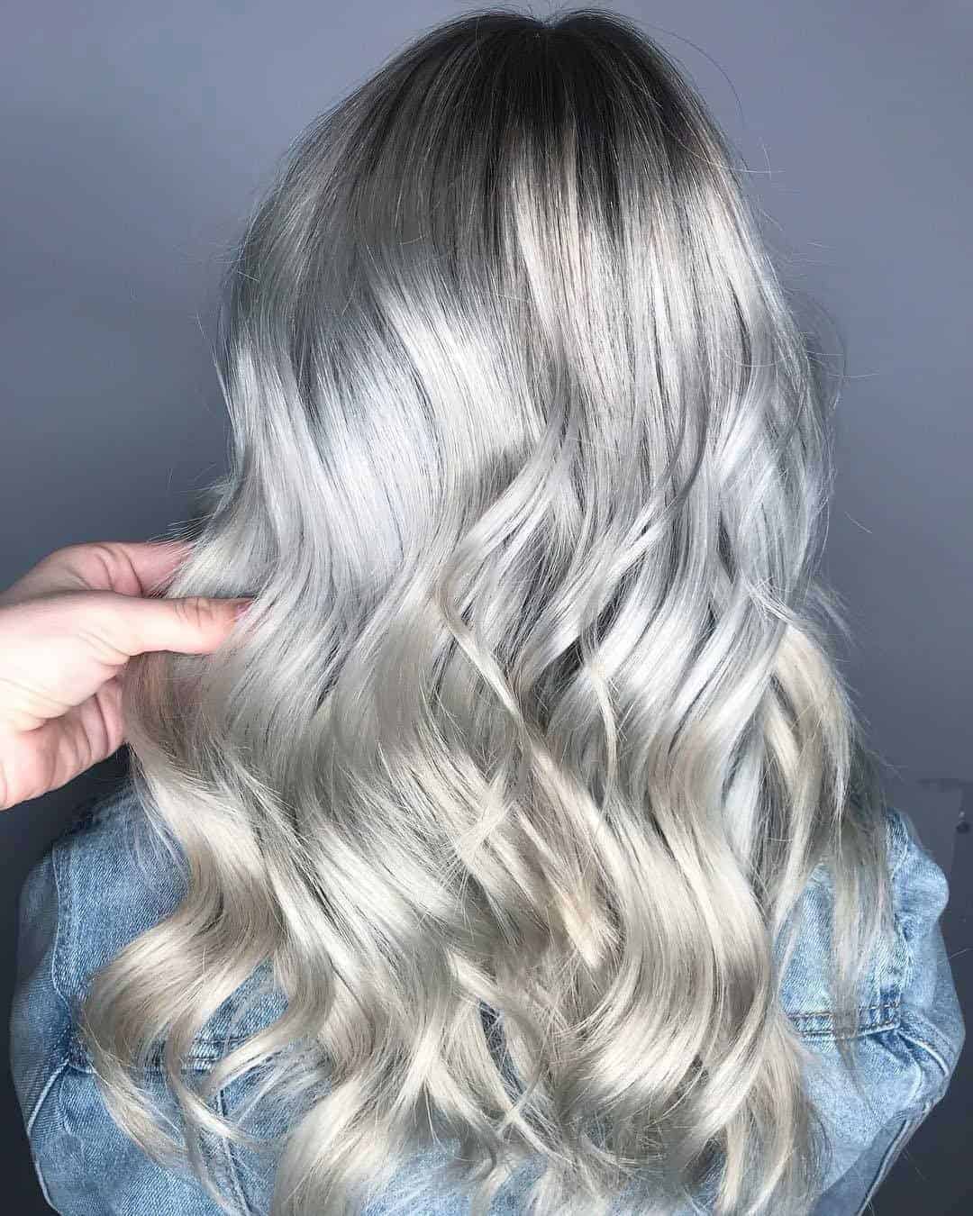 Platinum and Silver Blonde Hair