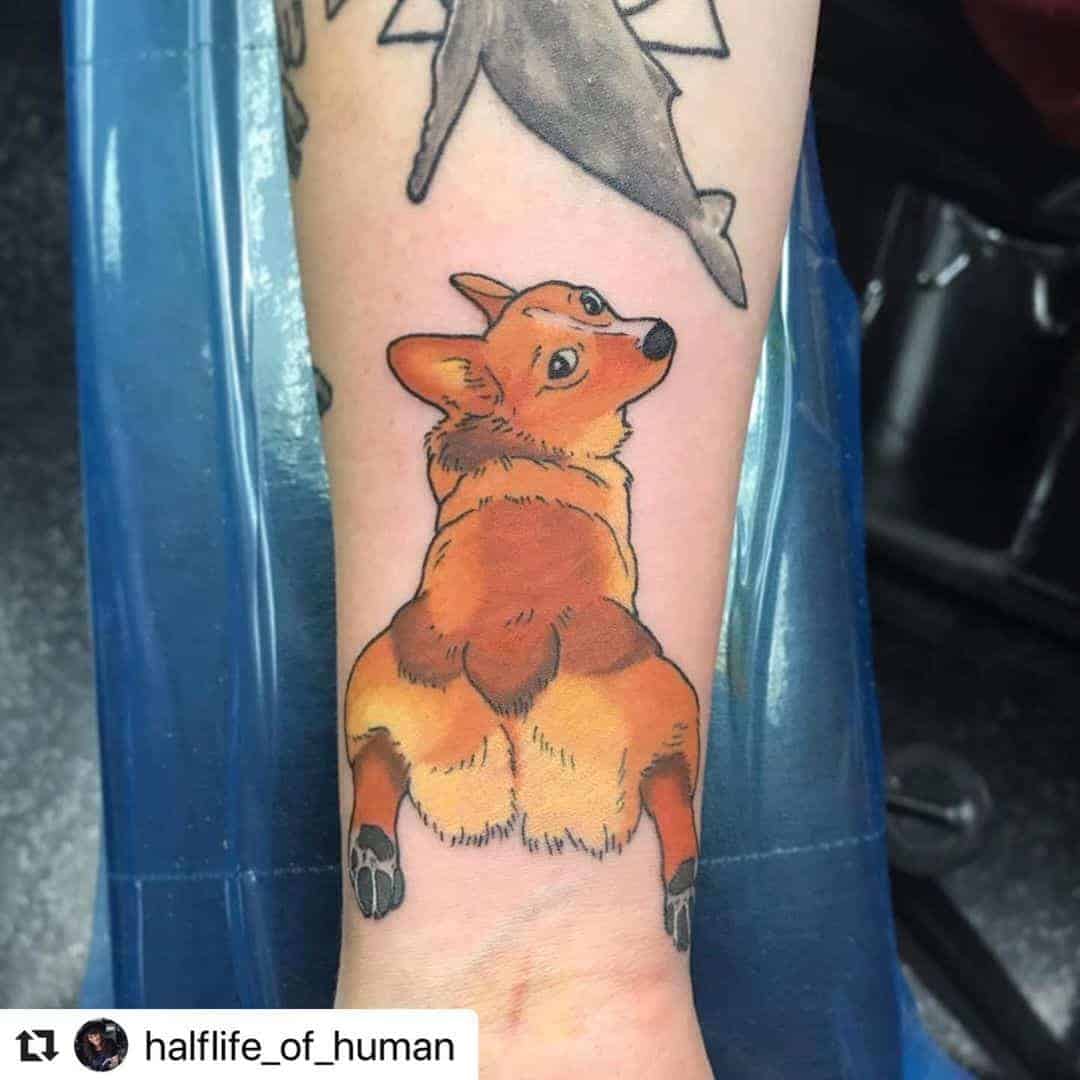 Dog’s Behind Tattoo