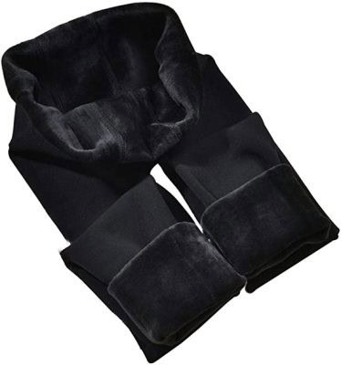 CHRLEISURE Winter Warm Fleece-Lined Leggings