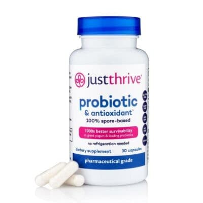 Best Premium Vegan Probiotic: Just Thrive Probiotic and Antioxidant