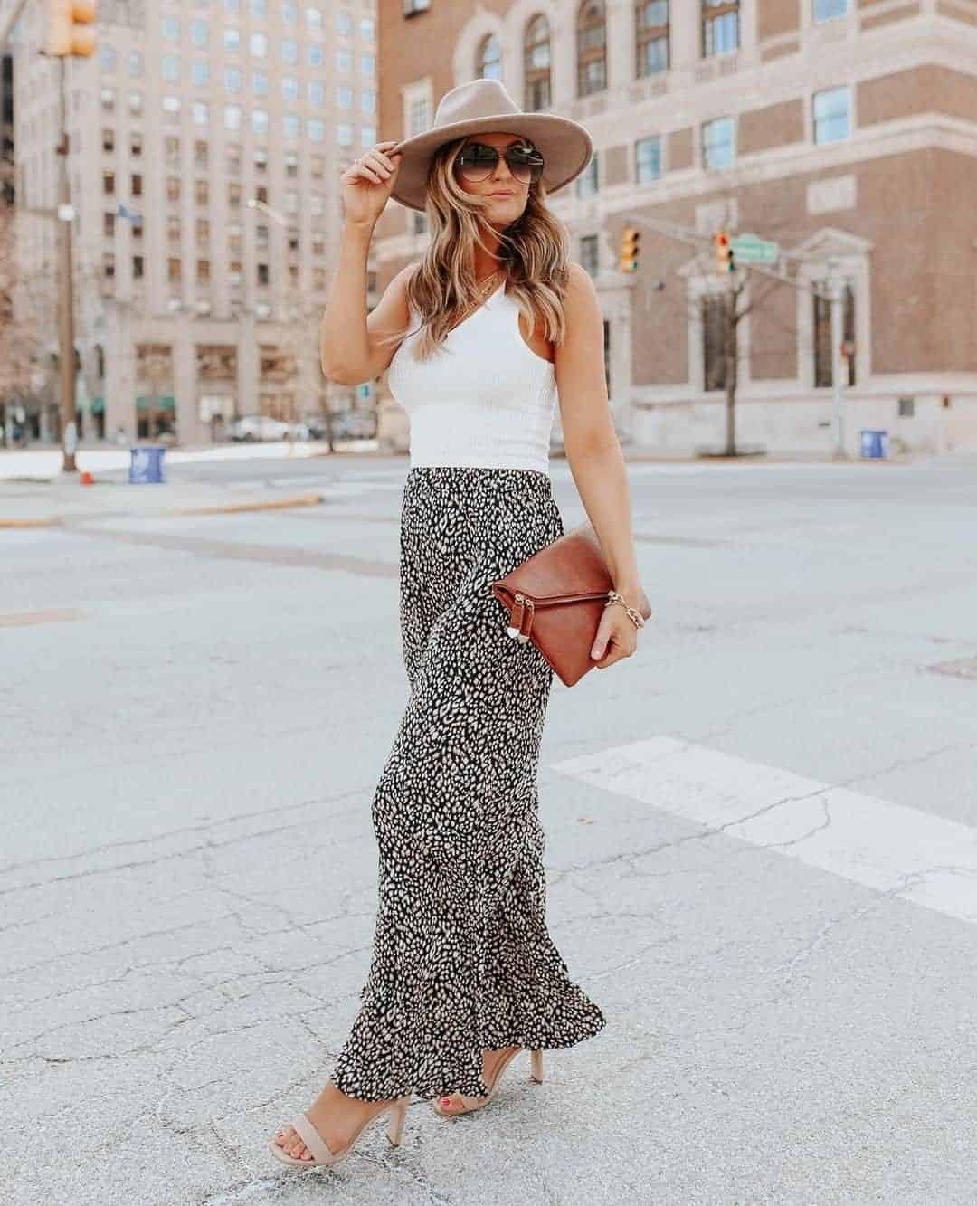 Dotted Palazzo Pants and Tank Top