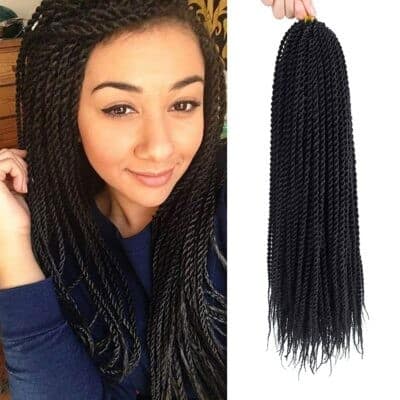 Best Budget Hair:  Befunny Senegalese Twist Crochet Braiding Hair