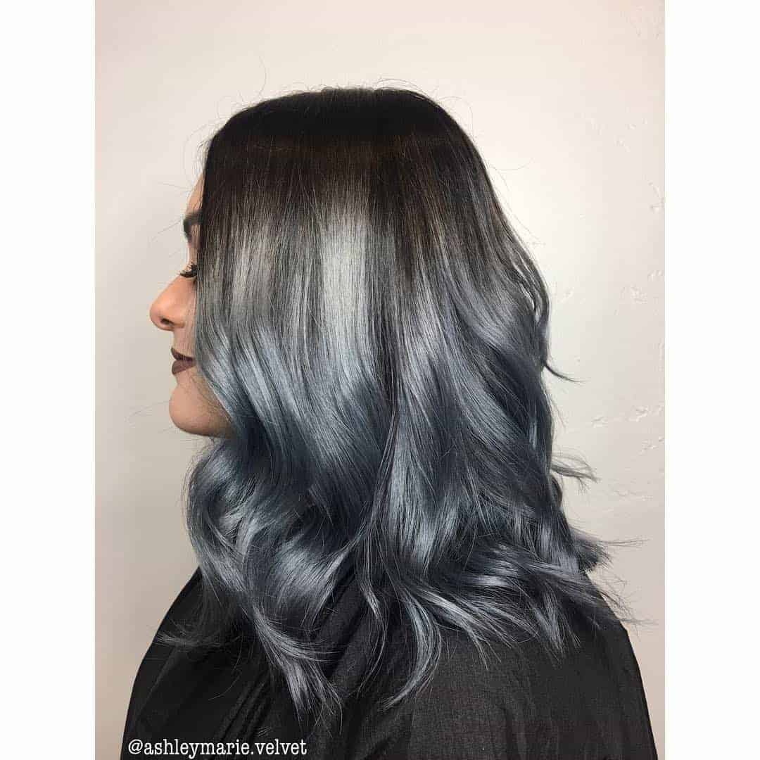 Titanium Ombré Textured Locks