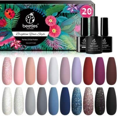 Best Premium Gel Nail Polish: Beetles 20 Pcs Gel Nail Polish Kit