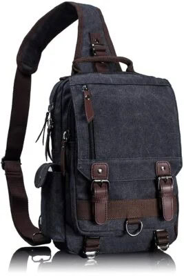 Best Sling Crossbody Bag:  Leaper Retro Messenger Sling Bag