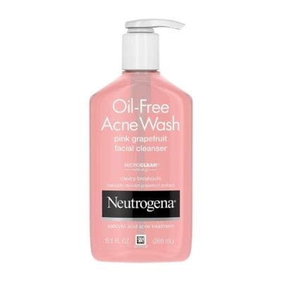 Best Lightweight Face Wash: Neutrogena Oil-Free Acne Wash Pink Grapefruit