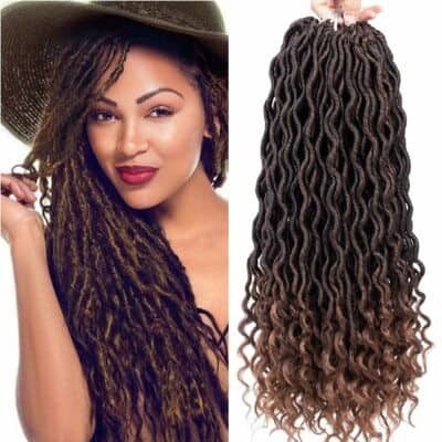 Best Hair for Locs: Karida Curly Faux Locs Crochet Hair