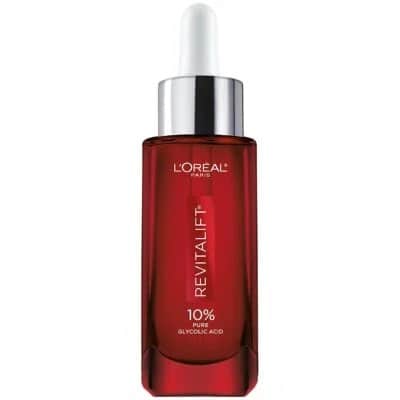 Best Exfoliating Brightening Serum: L’Oreal Revitalift 10% Glycolic Acid Serum