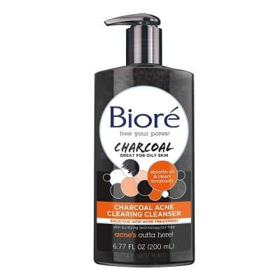 Best Budget Face Wash: Bioré Charcoal Acne Clearing Facial Wash