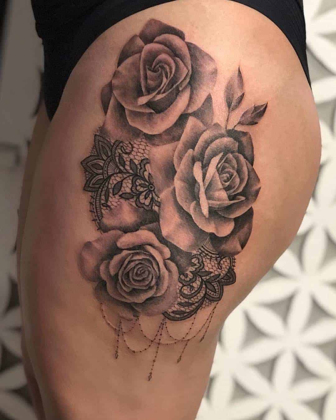 Lace and Roses