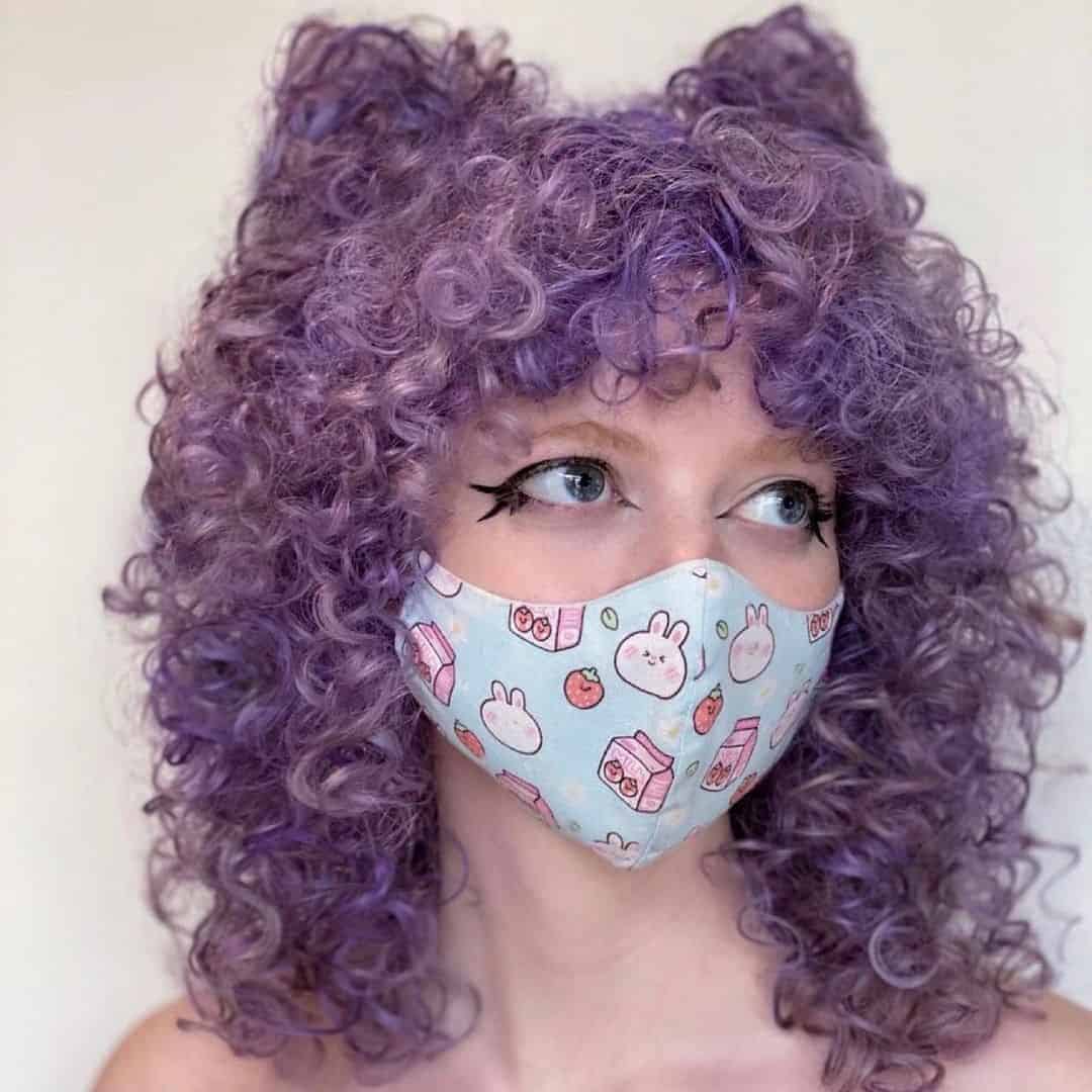 Violet Hello Kitty Inspired Hair