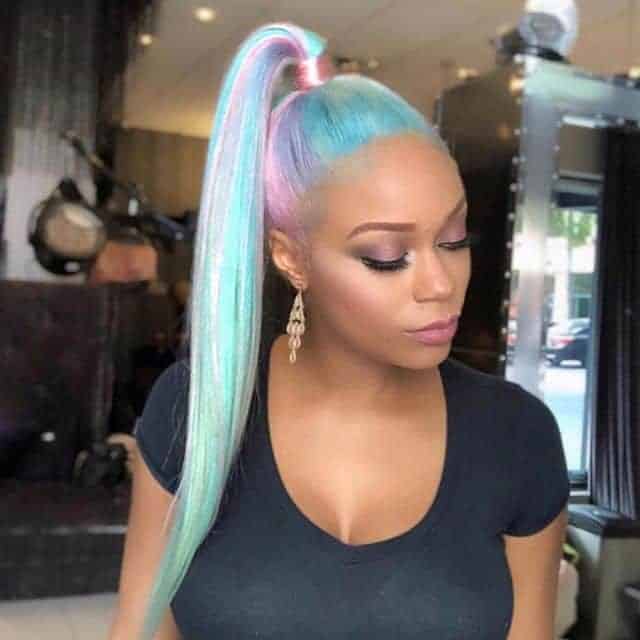 Unicorn High Ponytail