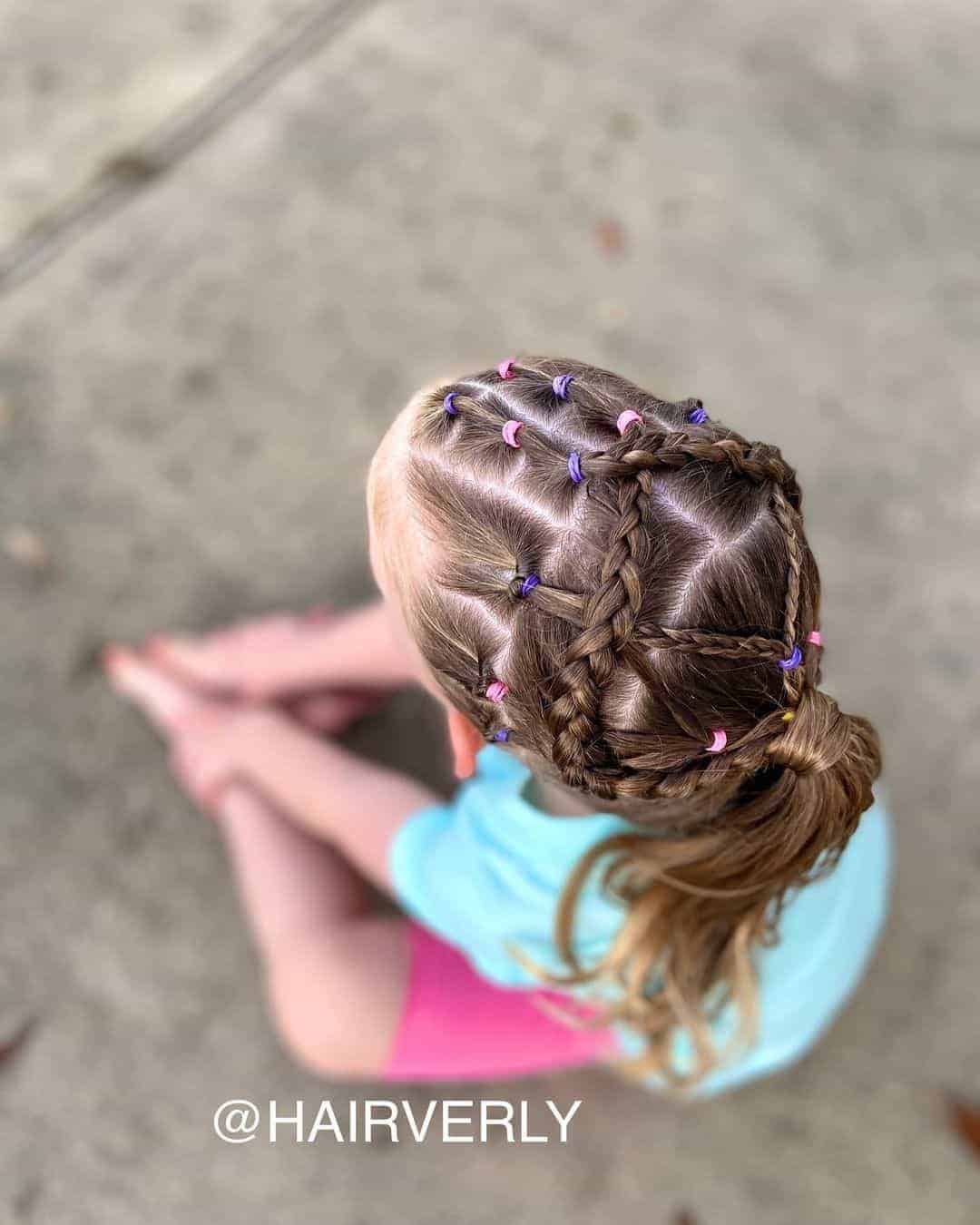 Piped Braided Ponytail