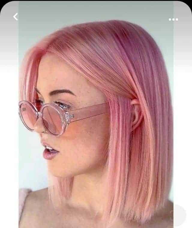 Flamingo Pink Midi Hair