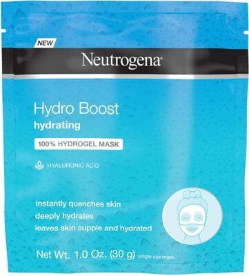 Best Sheet Masks for Dry Skin:  Neutrogena Hydro Boost Sheet Mask