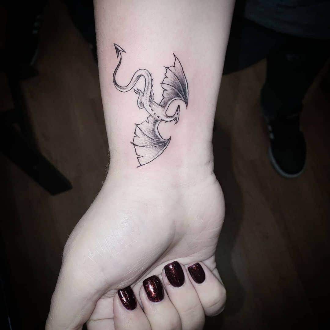 Small Dragon Tattoo