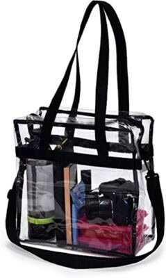 Best Budget Transparent Bag: Handy Laundry Clear Tote Bag