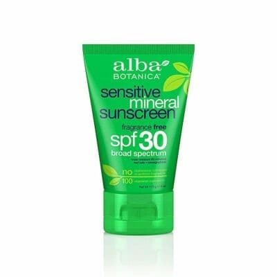 Best Mineral SPF: Alba Botanica Sunscreen Lotion SPF 30