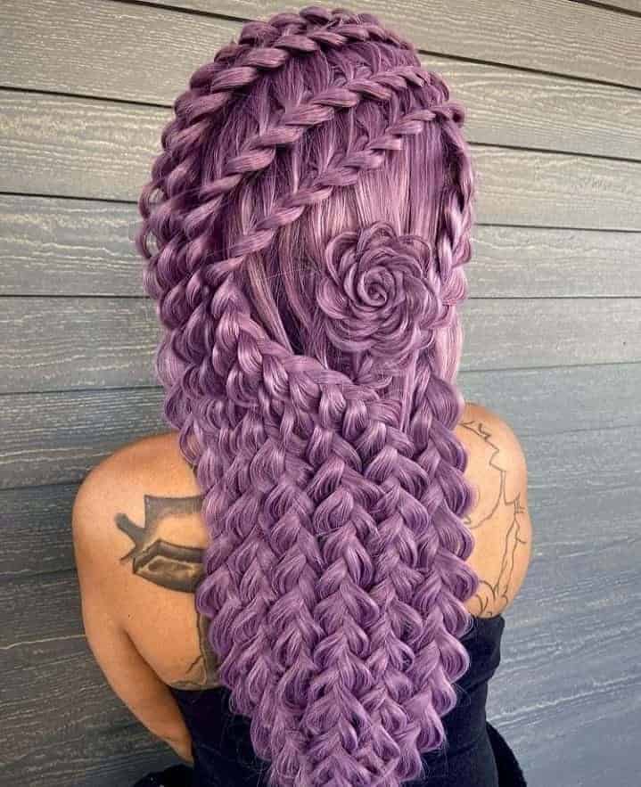 Purple Rose Hair