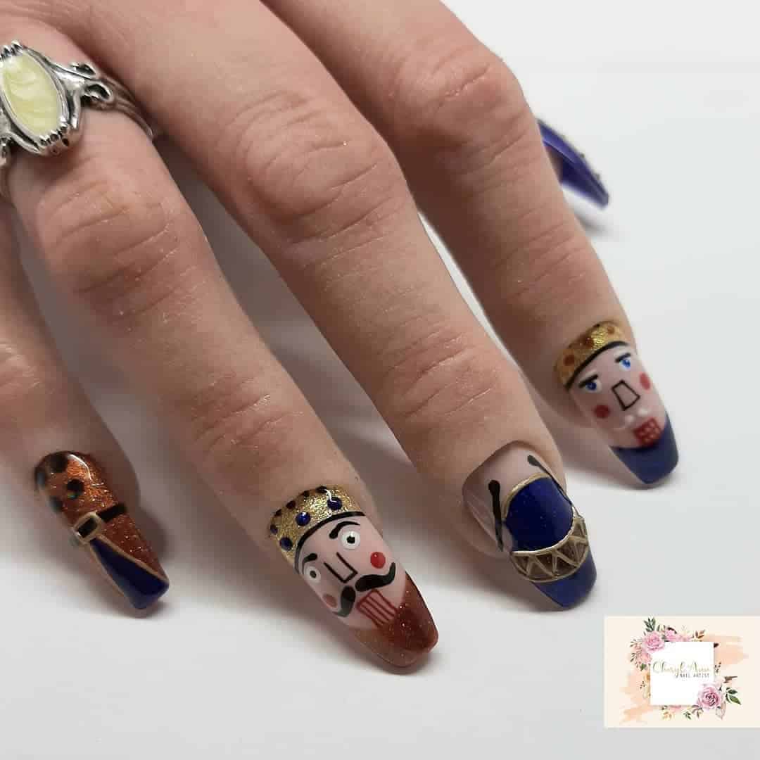 Nutcracker Nails