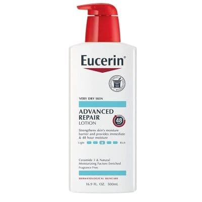 Best Budget Tattoo Lotion: Eucerin Advanced Repair