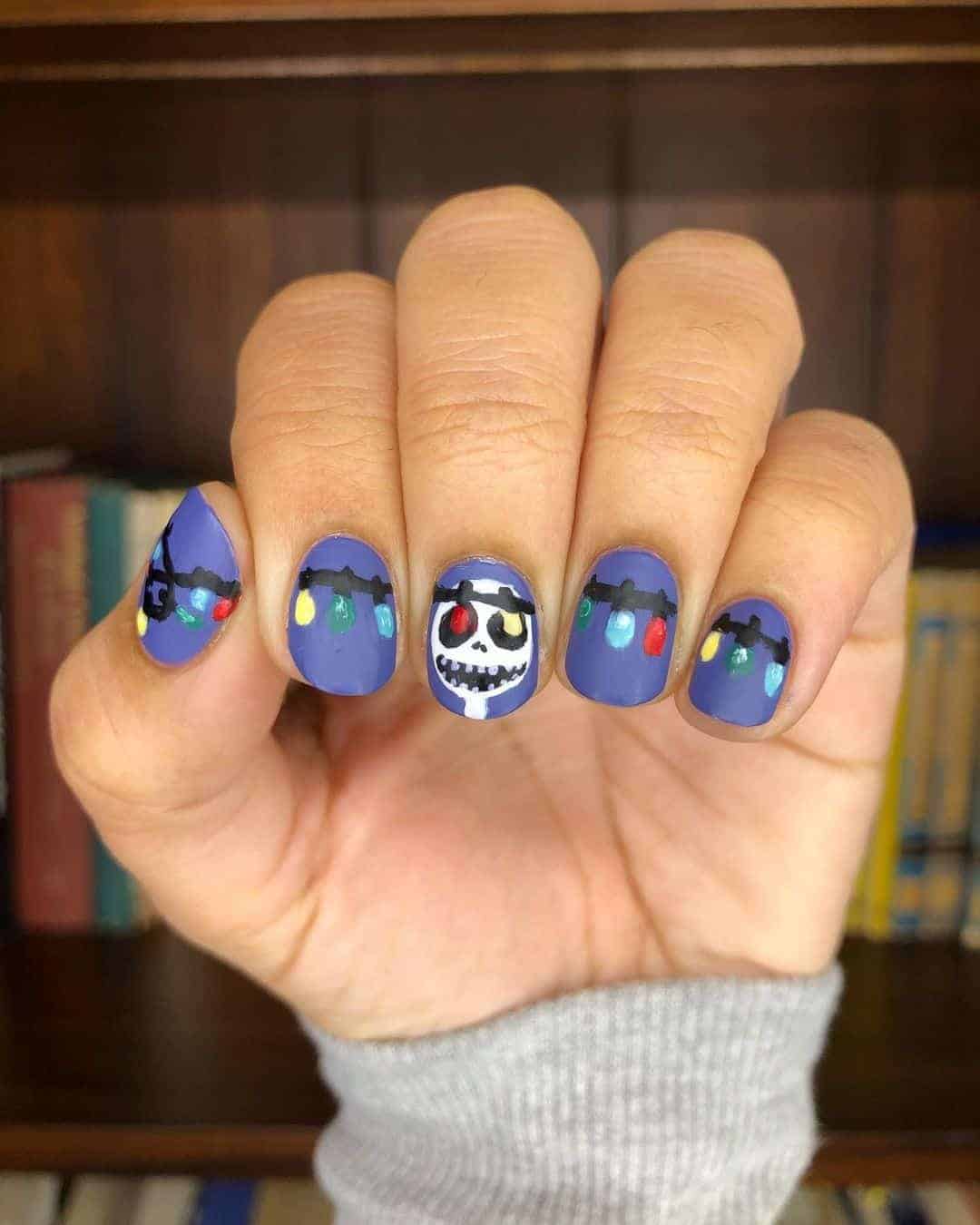 Nightmare Before Christmas Nails