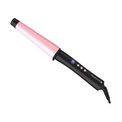 Best for Avoiding Damage Remington CI9538 Pro 1 - 1½-Inch Pearl Ceramic Conical Curling Wand