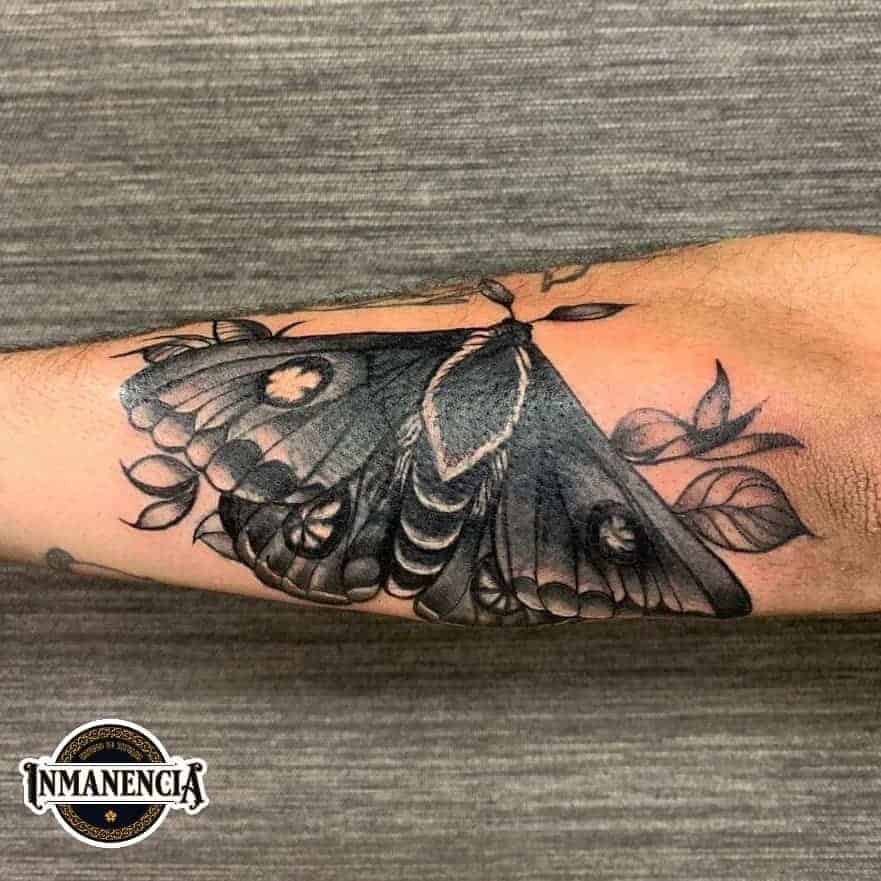 Black Moth Tattoo