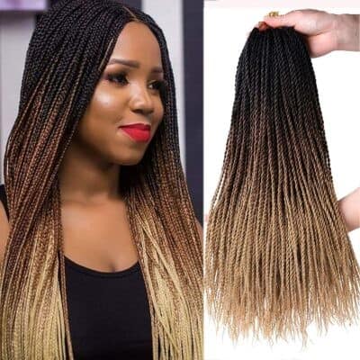 Best Hair for Long Styles: Flyteng Senegalese Twist Hair Crochet Braids