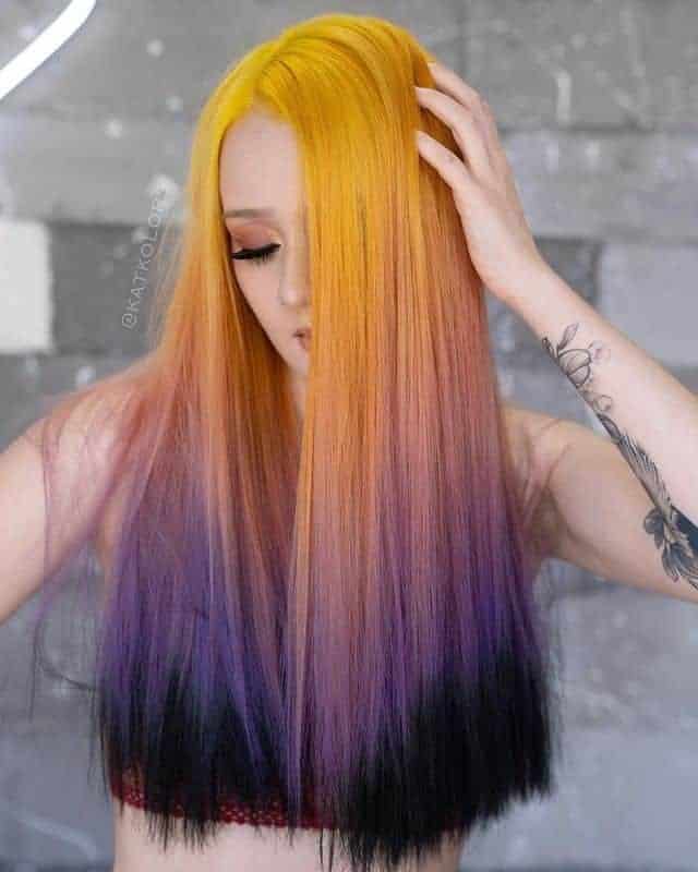 Goldenrod Reverse Ombre