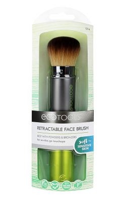 Best Bronzer Brush for Travel: EcoTools Retractable Kabuki Travel Face Brush