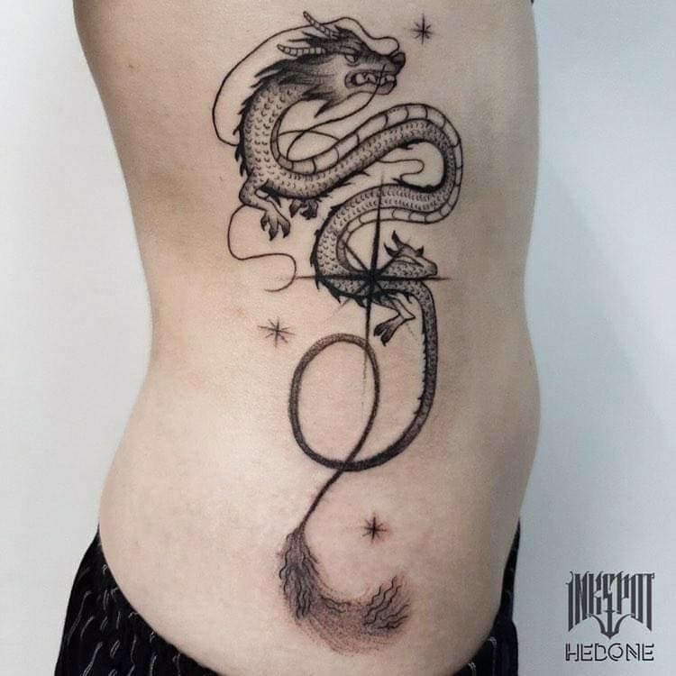 Dragon Zodiac Sign Tattoo