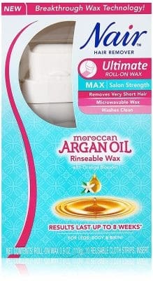 Best Roll-On Hair Removal Wax Nair Moroccan Argan Oil Roll-On Wax