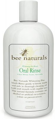 Best All-Natural Whitening Mouthwash Bee Naturals Whitening Pre-Brush Oral Rinse