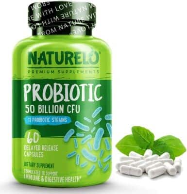 Highest Strength Supplement: Naturelo Probiotic