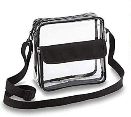 Best Compact Transparent Bag: CHM Crossbody Messenger Bag