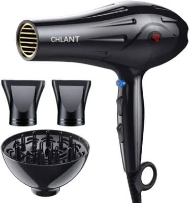 Best Budget Quiet Hair Dryer: CHLANT Ionic Blow Dryer