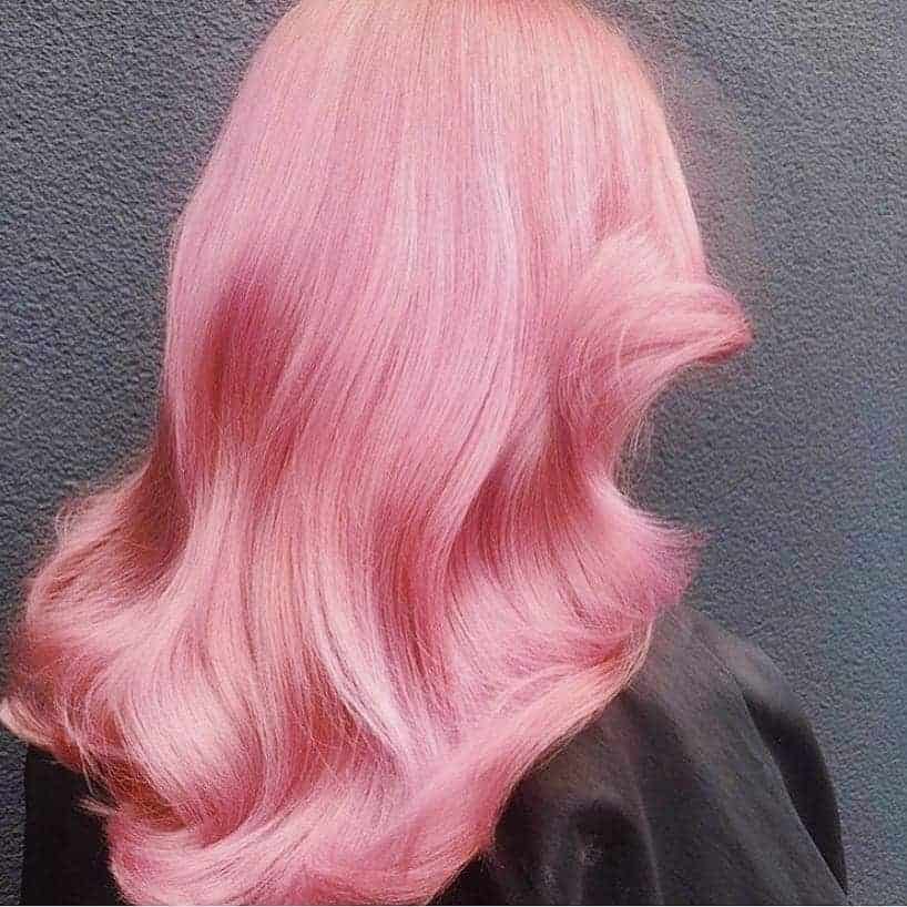 Candy Pink Polished Hair