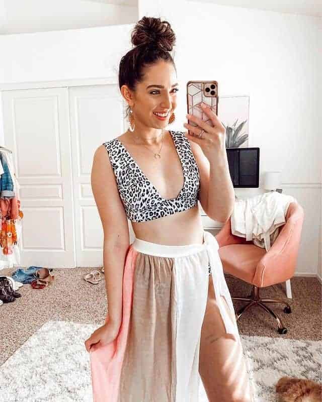 Cover-Up Skirt and Plunge Bralette