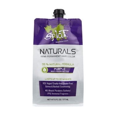 Best Purple Hair Dye for Dark Hair: Splat Naturals – Purple