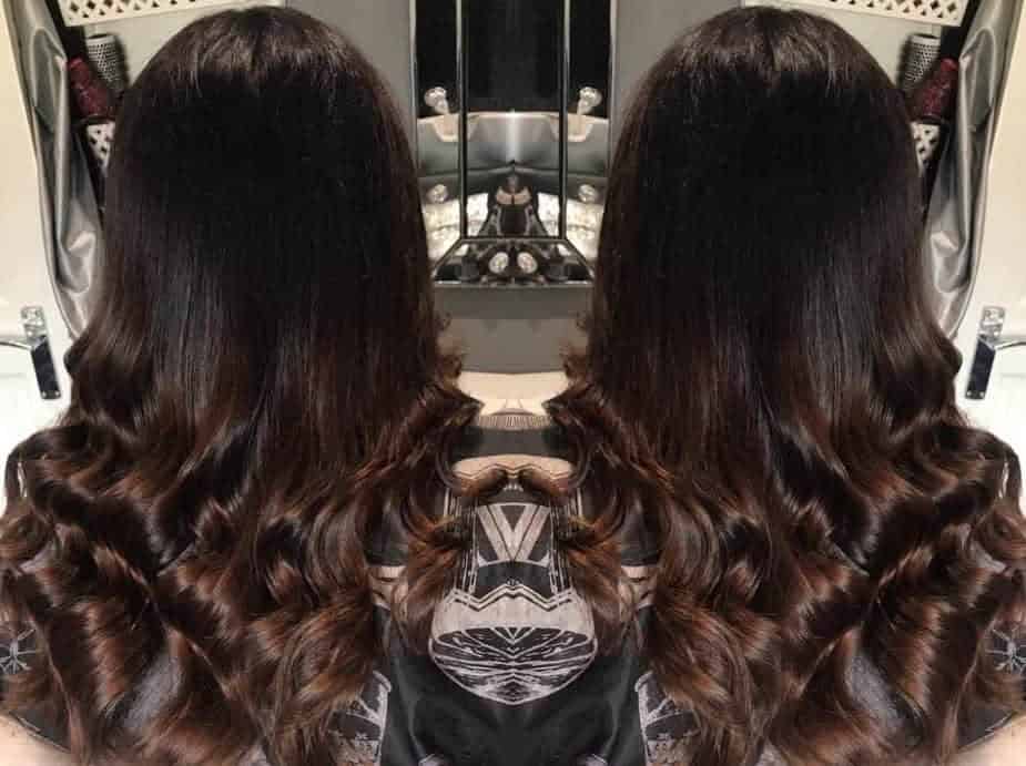 Chocolate Espresso Brunette Ombré Waves