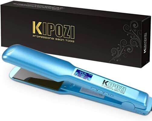 Best Flat Iron for Long Hair: Kipozi Pro Wide Hair Straightener